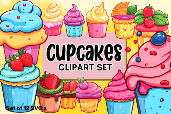 Cupcake Clipart Set: A Strategic Asset for Visual Branding and Creative Efficiency