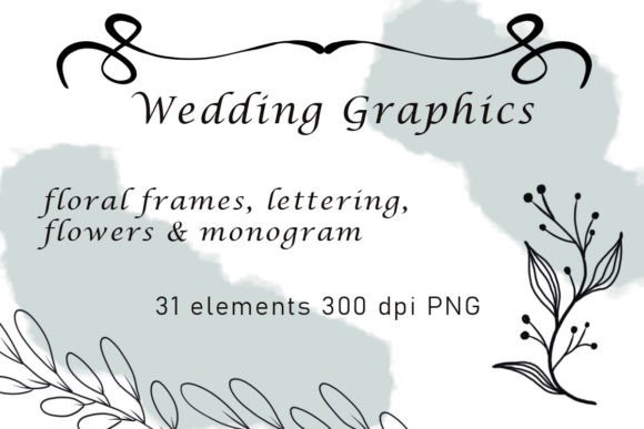 Evaluating High-Resolution Wedding Graphics, Lettering, and Clipart PNGs for Professional Design
