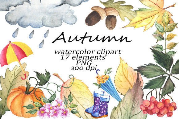 Integrating Watercolor Autumn Clipart PNG Assets into Your Creative Workflow