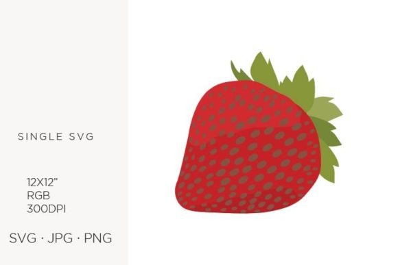 Strawberry Isolated on White: A Versatile Asset for Modern Design Projects