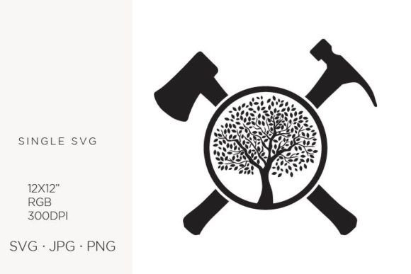 Unlocking Creative Potential with the Tree with Crossed Axes and Hammer Icon